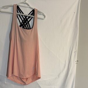 Chic Blush Strappy Back Tank Top